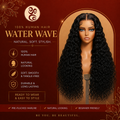 24 Inch Water Wave Glueless HD Lace Frontal Wig Pre-everything 13x4 Lace Front Wigs 250% Density