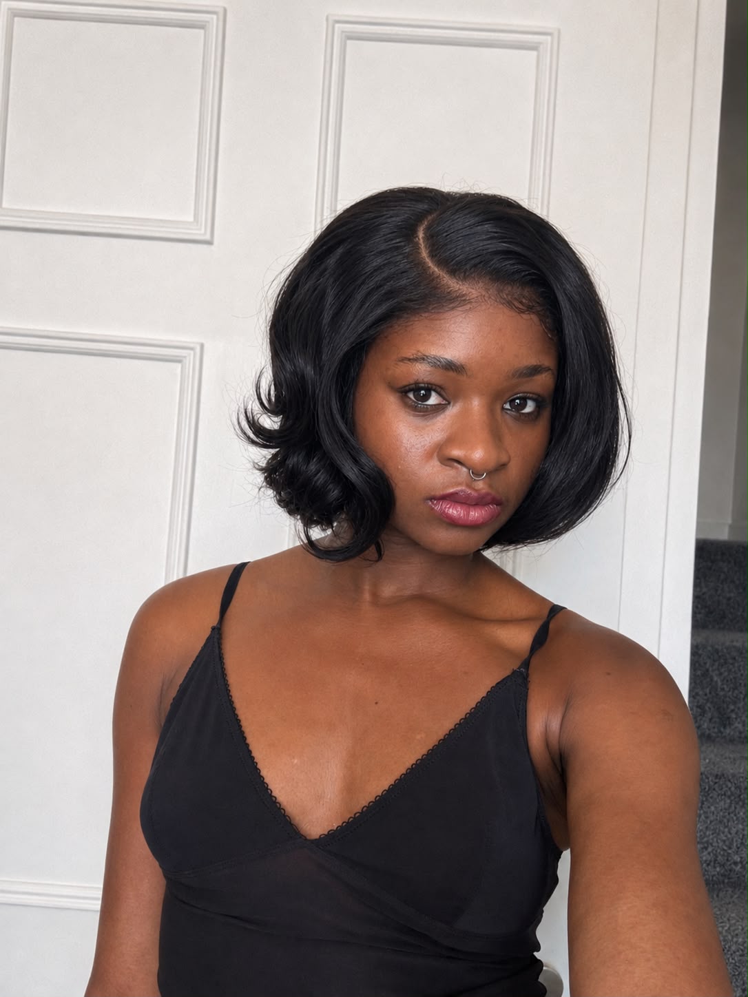 10 Inch Natural Blowout Layer Cuts Straight Short Bob Wig 6x5 Pre-everything Glueless Wig 180% Density