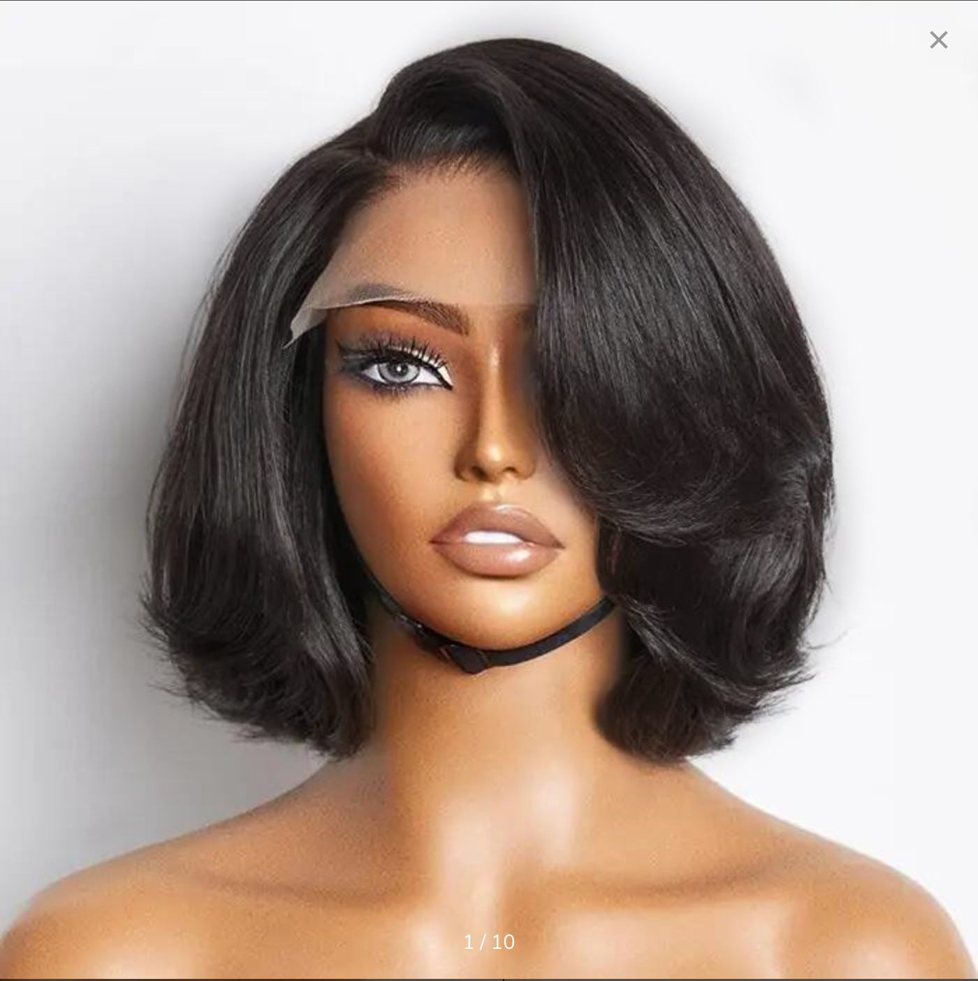 10 Inch Natural Blowout Layer Cuts Straight Short Bob Wig 6x5 Pre-everything Glueless Wig 180% Density