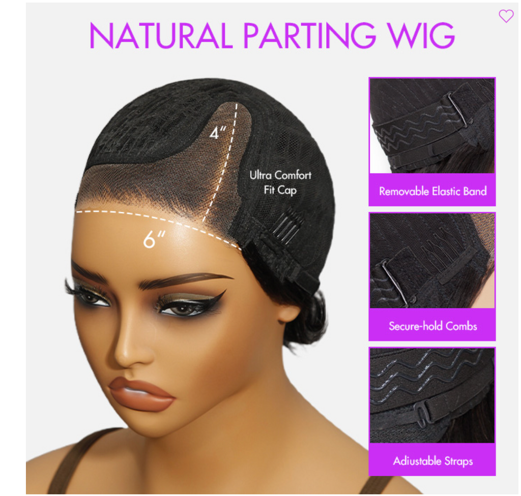Pixie Cut Straight Glueless Wig 8 Inch 6x4 Invisible Lace Wig 180% Density